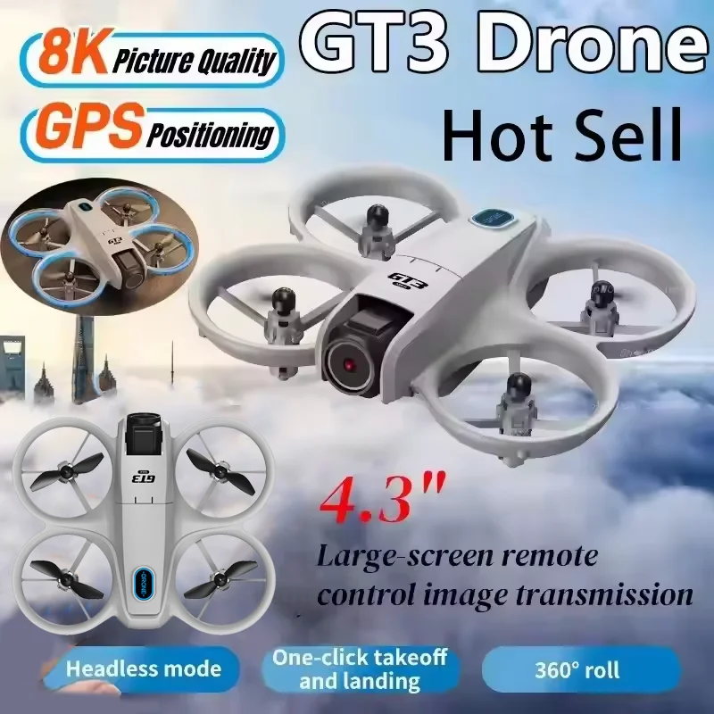 Drone Gimbal Case - GT3 Drone 8K HD Dual Cameras