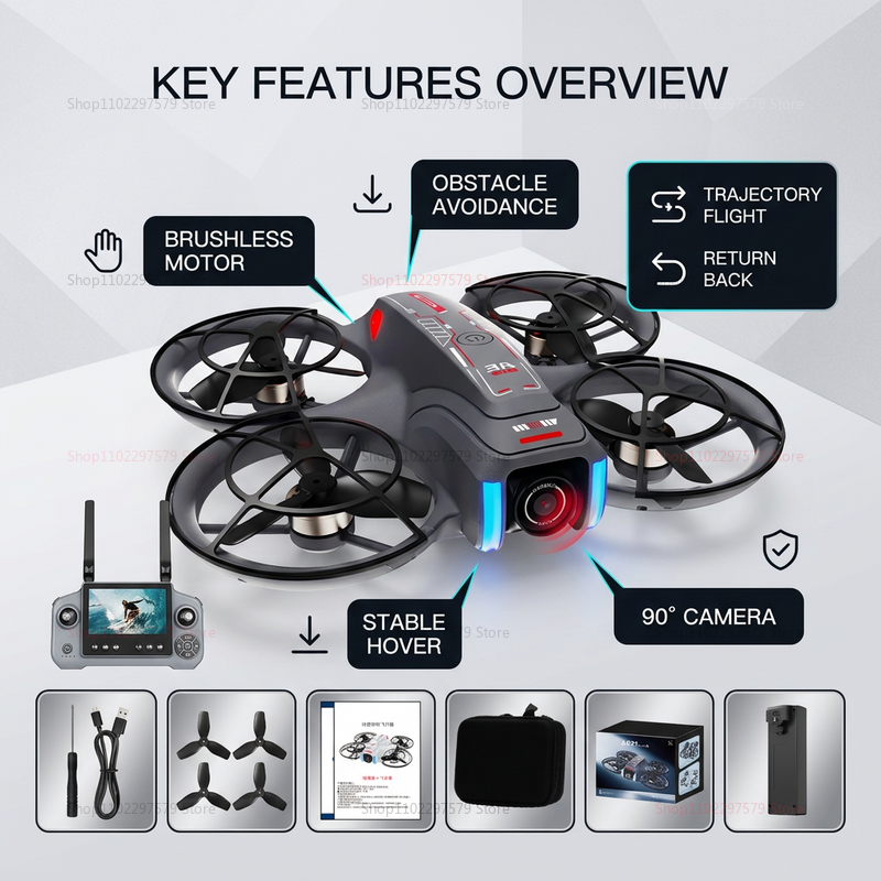 2026 New AE21 Drone 8K HD Prof - Drone Gimbal Brushless recensione e prezzo