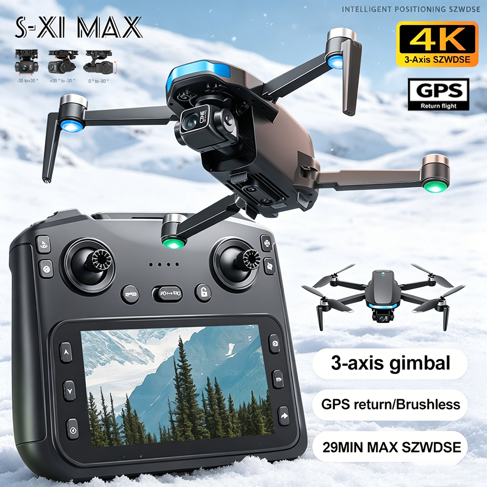 New S-X1 MAX Drone GPS 8K Prof - Drone Gimbal Case recensione e prezzo