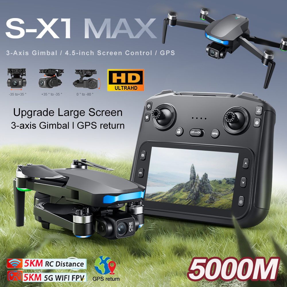 New S-X1 MAX Drone GPS 8K Prof - Drone Gimbal Case recensione e prezzo