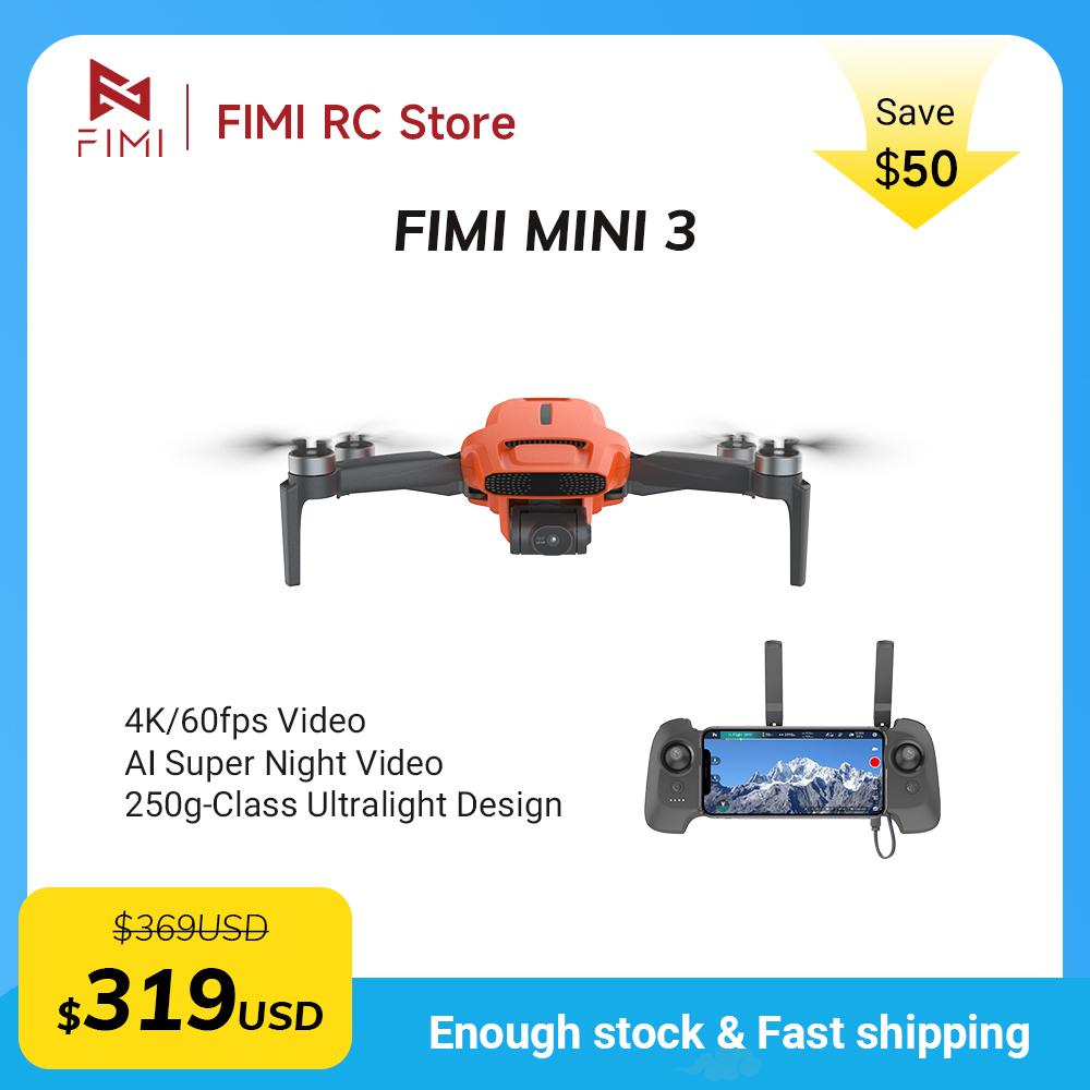 FIMI MINI 3 Camere drone 4K 60 - Drone Gimbal Case recensione e prezzo
