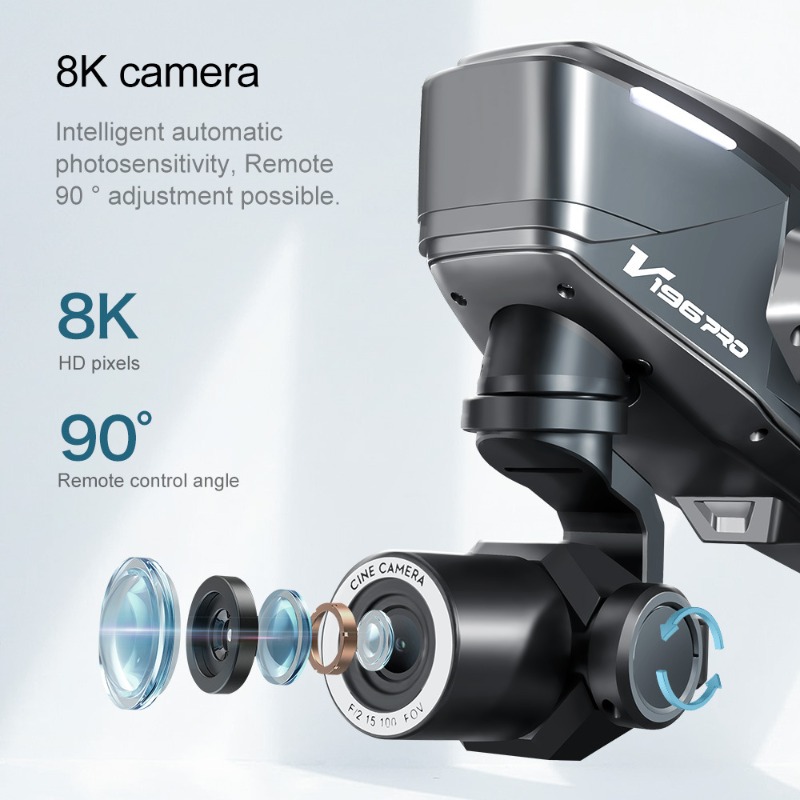 2025 V196 Automatic Obstacle A - Drone Gimbal 2 Axis recensione e prezzo