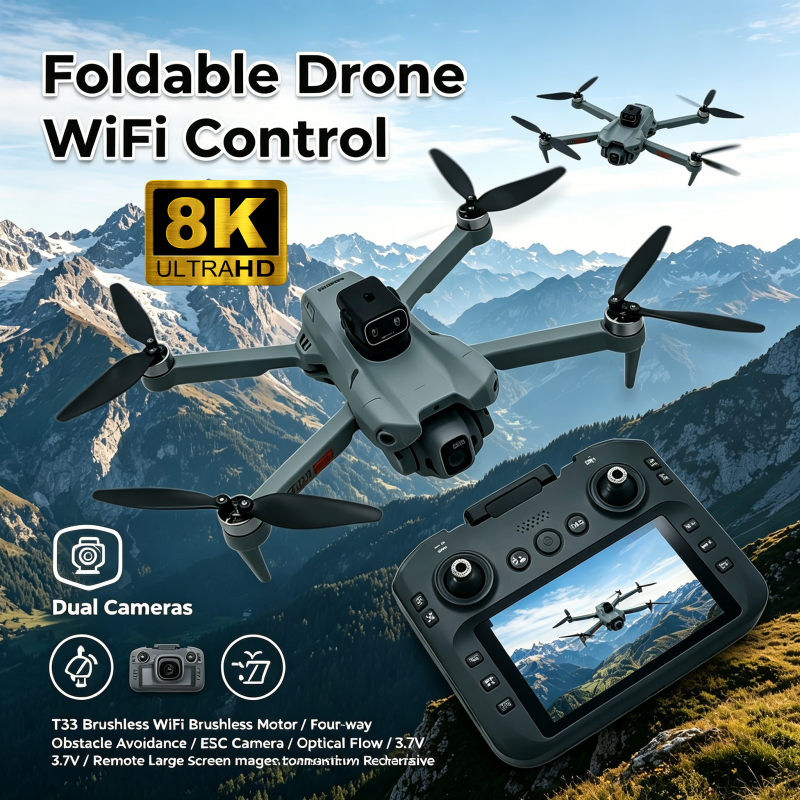 2026 New T33 RC Drone 8K Camer - Drone Gimbal 3 Axis recensione e prezzo